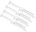 White Teeth Global 4 syringes of 10ml Teeth Bleaching Whitening 22% Gel Syringes -Free Shade Guide