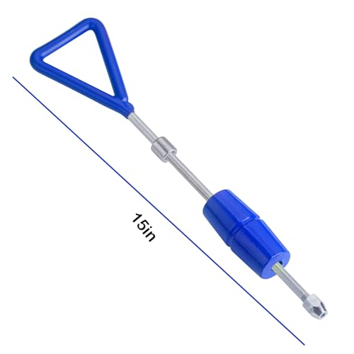 Image of 1 LB Slide Hammer with 3 Screw Tips,Dent Puller Slide Hammer Kit Auto Body Repair Tool Sliding Work DIY, One Piece Shaft /Handle for Strength (bLue)