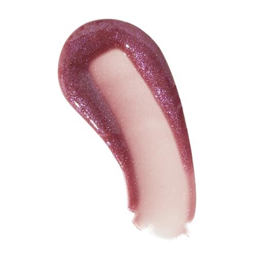 Revolution Beauty London, Pout Bomb Shimmer Gloss, High-Shine Lip Gloss & Shimmer for Glossy Lips with Hyaluronic Acid & Sweet Vanilla Scent, Berry Lustre, 0.15 oz