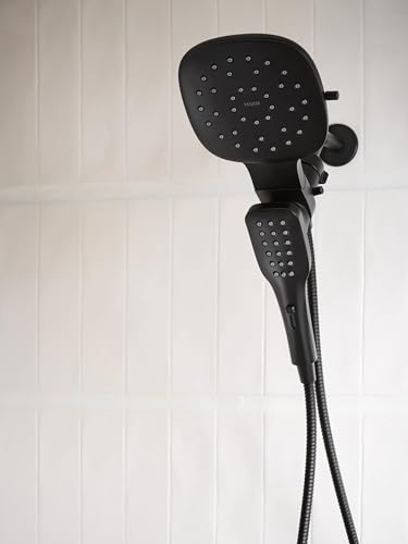 Regadera Moen Verso Negra Mate con Ducha Manual miniatura 4