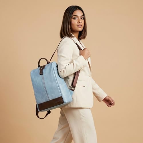 Image of VISMIINTREND Backpack for Women | Stylish Vegan Leather Backpack Bags for Women | College Bag for Girls | Office, Travel & Daily Use