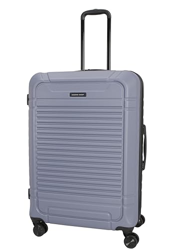 Sharper Image Commando 29" Expandable 8-Wheel Spinner Large Checked Luggage Suitcase, Blue Granite