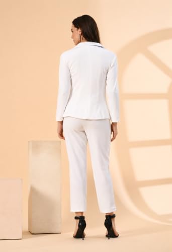 Image of Women's 3-Piece Cotton Blend Solid Suit Set