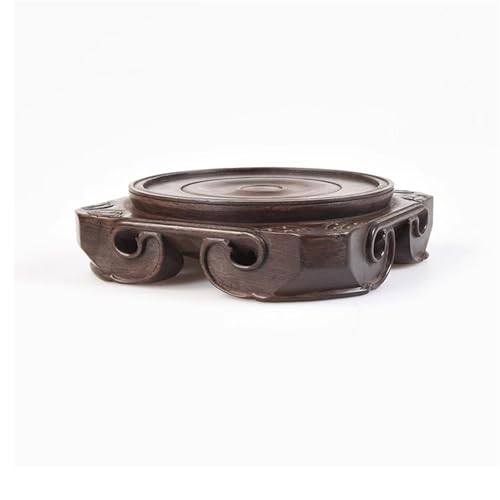 盆栽台座 スクエア彫刻ディスプレイ台座 花瓶用 石 ティーポット 工芸品 装飾(小さい)