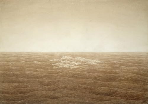 Tableau Mer au lever du soleil Friedrich 60x90cm pour mur