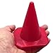 Bluedot Trading 4” Red Mini Plastic Traffic Cones | Set of 10 for Agility Training, RC Racing, Outdoor Activities, Sports Drills, Party Games