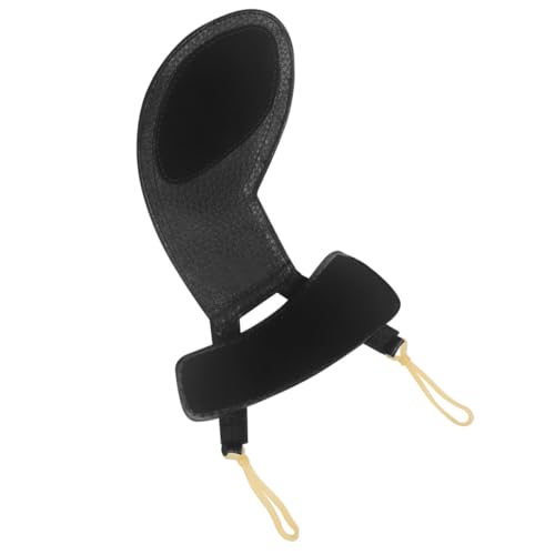 GALPADA Leather Violin Shoulder Rest Pad Chin Rest Pad Stylish Accessory for Violins Easy Installation Suitable for Beginners Pros Enhances Comfort During Play