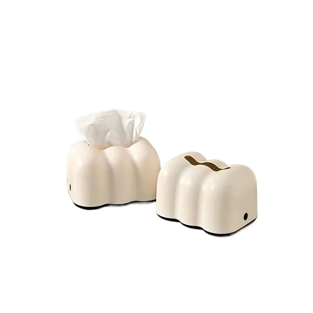 Cloud Design Tissue Boxes Storage Napkin Holder Paper Case Organizer Ornament Craft Desktop Kitchen Box