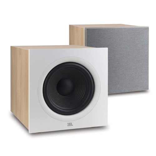 Image of JBL Stage 2 200P 300 Watt 10 Inch Powered Subwoofer - Pair (Latte)