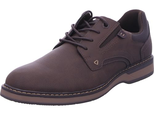 s.Oliver Herren Schnürschuhe Freizeit Elegant, Braun (Dark Brown), 45 EU
