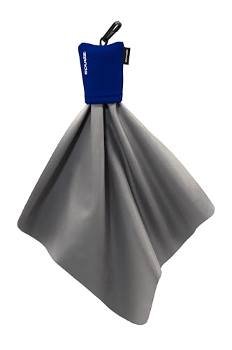Microfiber Cloth Screen Cleaner Premium Ultra Soft - Multi-Purpose 10x10 Navy Blue SPUDZ for Glasses, Camera Lens, Electronics, Phone, TV, Tablet