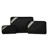 Travelpro Essentials-Packing Cubes, Black, 3-Pack (S/M/L)