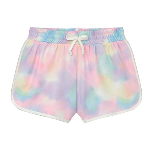 Btween Girls 4-Piece Active Performance Dolphin Shorts With Faux Drawstring, Sports Running Shorts For Kids #TOP2