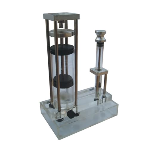 Modelo de Prensa hidráulica Instrumento hidráulico Modelo de máquina hidráulica Principio de Prensa hidráulica Demostrador Modelo de enseñanza de física Volumen del Tanque de Agua