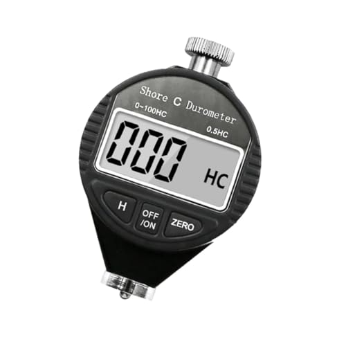 Durómetro digital Shore 0-100HC con pantalla LCD para medición de espuma y cuero sintético