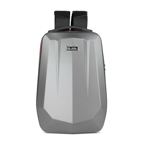 Image of SWISS MILITARY Hard Shell Backpack for Men Women, Alien Series ABS Hardshell, Travel Laptop Bag Fits Up to 15.6 Inch, Stylish Office College School Backpack, Durable & Lightweight