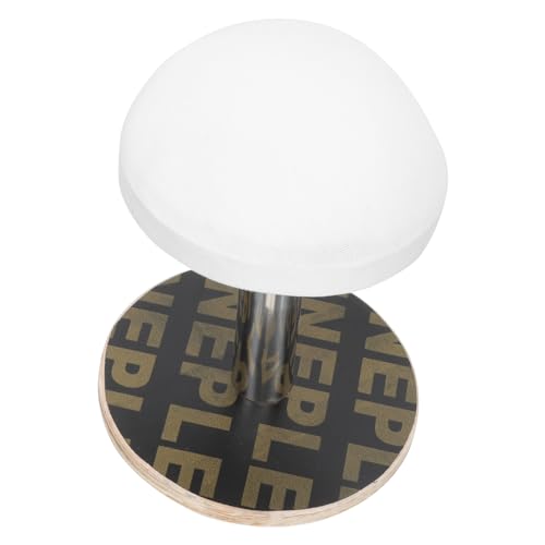 STAHAD Taburete de Planchado Multifuncional Hogar, Superficie Redonda de Tela Transpirable, Resistente a Altas Temperaturas, Antideslizante y Compacta, Adecuado para Planchar Ropa