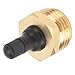 Tbest RV Blow Out Plug Brass Winterize Adapter Fitting for Motorhome Travel Trailer Water Hose Durable Rustproof Easy to Install Essential Tool Winterization Dewinterization