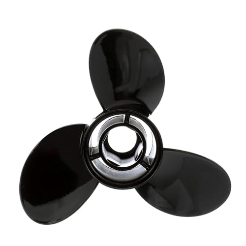 Image of Quicksilver Black Diamond 3-Blade Aluminum Propeller for Mercury and MerCruiser Engines