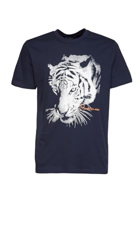 T-shirt Cavalli Class 04926 pour homme idéal avec un jean en terrasse
