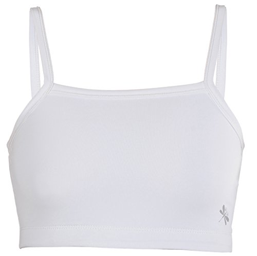 Dragonwing girlgear Girls Sports Bra, Half Tee Light Support, Bralette Style, Small (10)