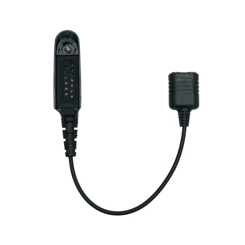 Sarcia Gp328 Audio Adapter to Two Pin K Plug Compatible with Motorola HT750 HT1550 HT1550XLS GP328 GP240 GP280 GP330 GP340 GP360 GP380 GP540 GP580 2 Way Radio