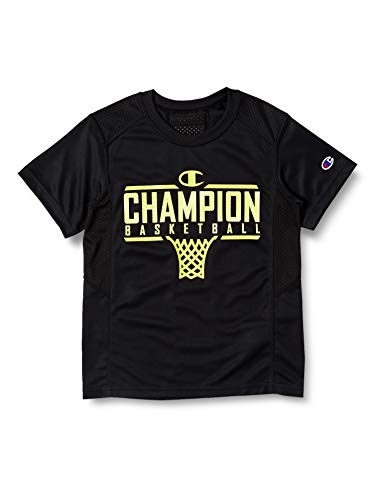 [チャンピオン] 通気 放熱 抗菌防臭 吸汗速乾 スクリプトロゴ ベンチレーションスリーブレスTシャツ バスケットボール ミニ プラクティス Tシャツ E-Motion CK-TB314 ボーイズ ブラック 140