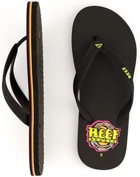 Reef Men's Seaside Brazil Flip Flop Sandal Black: Amazon.co.uk: Fashion