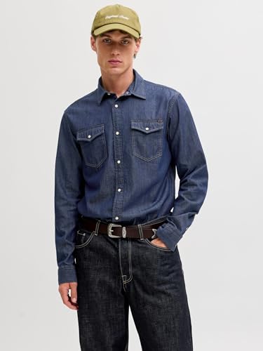 Image of Jack & Jones Men's Jjesheridan Shirt L /S Noos Jjesheridan Shirt L /S Noos (Pack of 1)