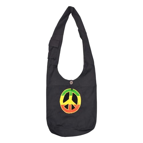 Image of Mandala Crafts Hippie Bag, Large Boho Hobo Purse for Women, Crossbody Shoulder Sling Bags for Indie Style Bohemian Accessory