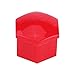 Keenso 20Pcs 17mm Car Lug Nut Bolt Screw Cover Wheel Hub Covers Tyre Cap and Removal Tool Universal(Red)