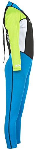 Hyperflex Access Unisex Full Body 3Mm Backzip Wetsuit Watersports - Kid Sizes - Warm 4-Way Stretch Neoprene - Adjustable Collar And Flat Lock Construction High Performance 50+ Uv Shield Blue/Green 8 #TOP3