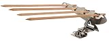 matrasa Stockfisch - Steckerlfisch Grillaufsatz - Fisch Grillen leicht gemacht - auch für Stockbrot oder Fleisch - Fischgriller