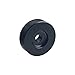 DEWHEL Aluminum 45 RPM Adapter Compatible with 7 inch Vinyl Records Dome 45 Adapter Player Turntable Accessories (2XBlack)