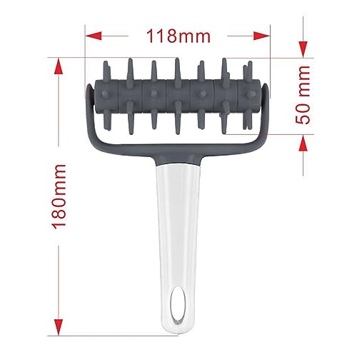 Pizza Dough Docker Roller - Bubble and Blistering Killer Time-Saver for Home Kitchen Pizza Making - Docking Tool Accessory