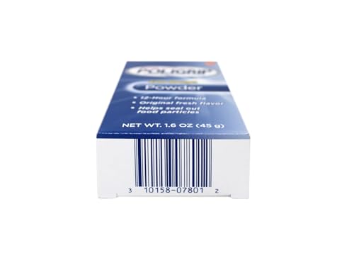 Image of Super Poligrip Super Poligrip Denture Adhesive Powder Extra Strength Extra Strength 1.6 oz (Pack of 2)