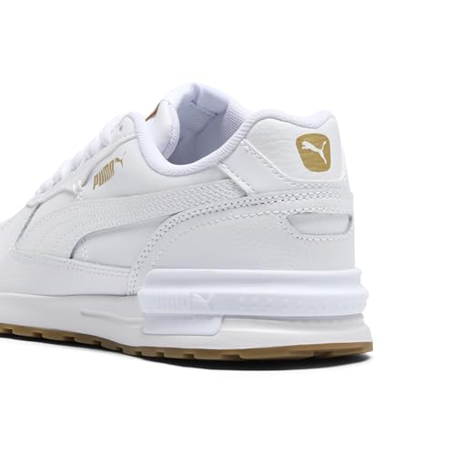 PUMA Women's Graviton Shoes, White-Black-Nimbus Cloud-Glacial Blue-Lotus, 8.52