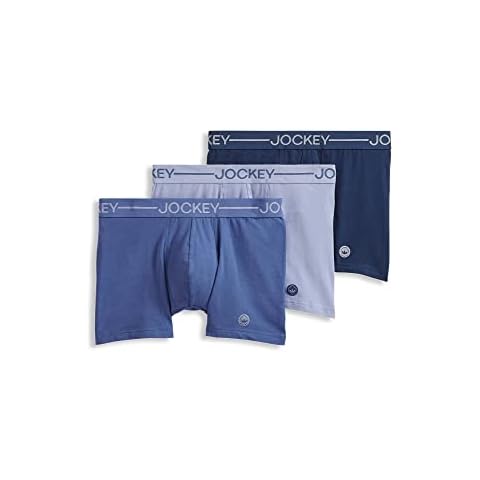 Jockey Men's Organic Cotton Stretch Trunks - 3 Pack Cover