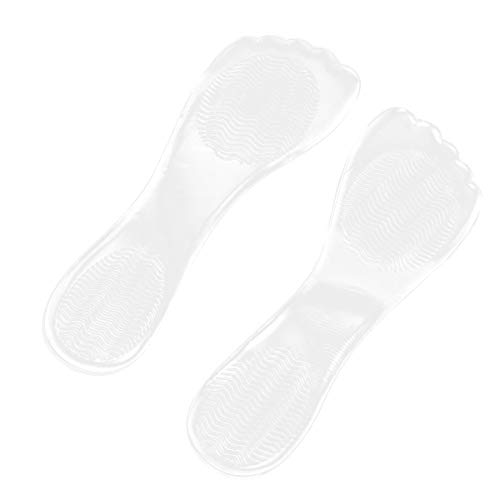 DOITOOL 2 pares de palmilhas antiderrapantes de silicone para pés terapêuticos, palmilhas de gel de