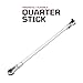 EZRED 4S12L 12-inch Chrome Quarter Stick With Locking Flex Heads, Combination 1/4