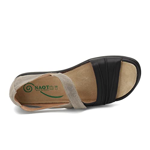 Image of NAOT Footwear Papaki Women's Sandal with Cork Footbed and Arch Support Sandal With Removable Footbed - Comfort and Support - - Slip Resistant Lightweight and Perfect for Travel - Medium Fit