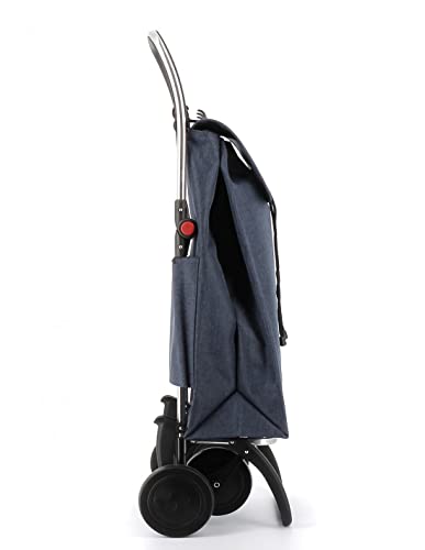 Klappbarer Einkaufstrolley Rolser I-Max Tweed 4 Räder - Marino – Bild 3