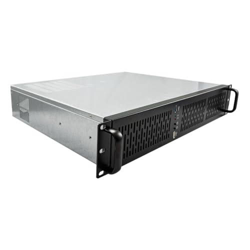 Rack boîtier 2129 19" 2U – Argenté/Noir - 1 x USB 3.0 + 1 x USB 2.0