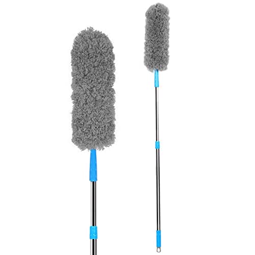 ALISSAMicrofiber Duster with Extension Pole with Protective Head Cap Feather Duster(30 to 100 inches)