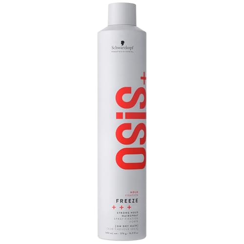 Schwarzkopf Osis+++ Freeze, Laca de Fijación Fuerte, 500 ml (el empaque puede diferir)