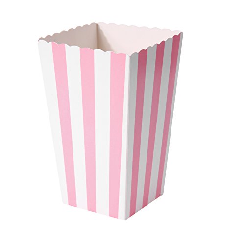 Amazingdeal365 Popcorn-Boxen, Süßigkeitenschachtel, für Hochzeit / Babyparty, 12 Stück rose Cover