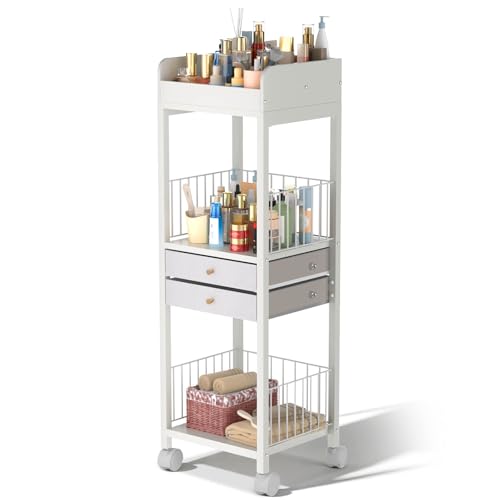 Cuilvu Makeup Organizer, Rolling Floor Skincare...