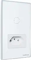 Tomada com Interruptor Inteligente Wi-Fi ETS 2001 Branco Intelbras