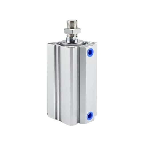 Cilindro neumático de doble efecto compacto SDA50 magnético con rosca macho de 50mm 2