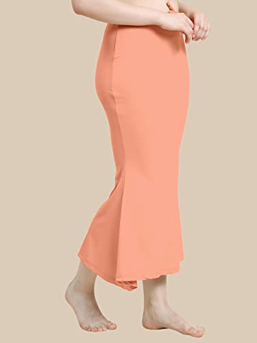 Image of Amazon Brand - Anarva Women Cotton Blended Saree Shapewear Regular Petticoat Skirt For Saree